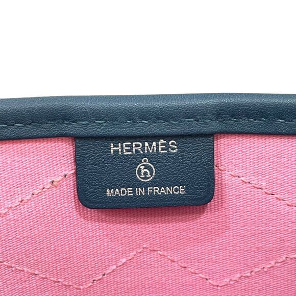 Hermès Ash Navy Leather Tote Bag (Pre-Owned) - Picture 6 of 12